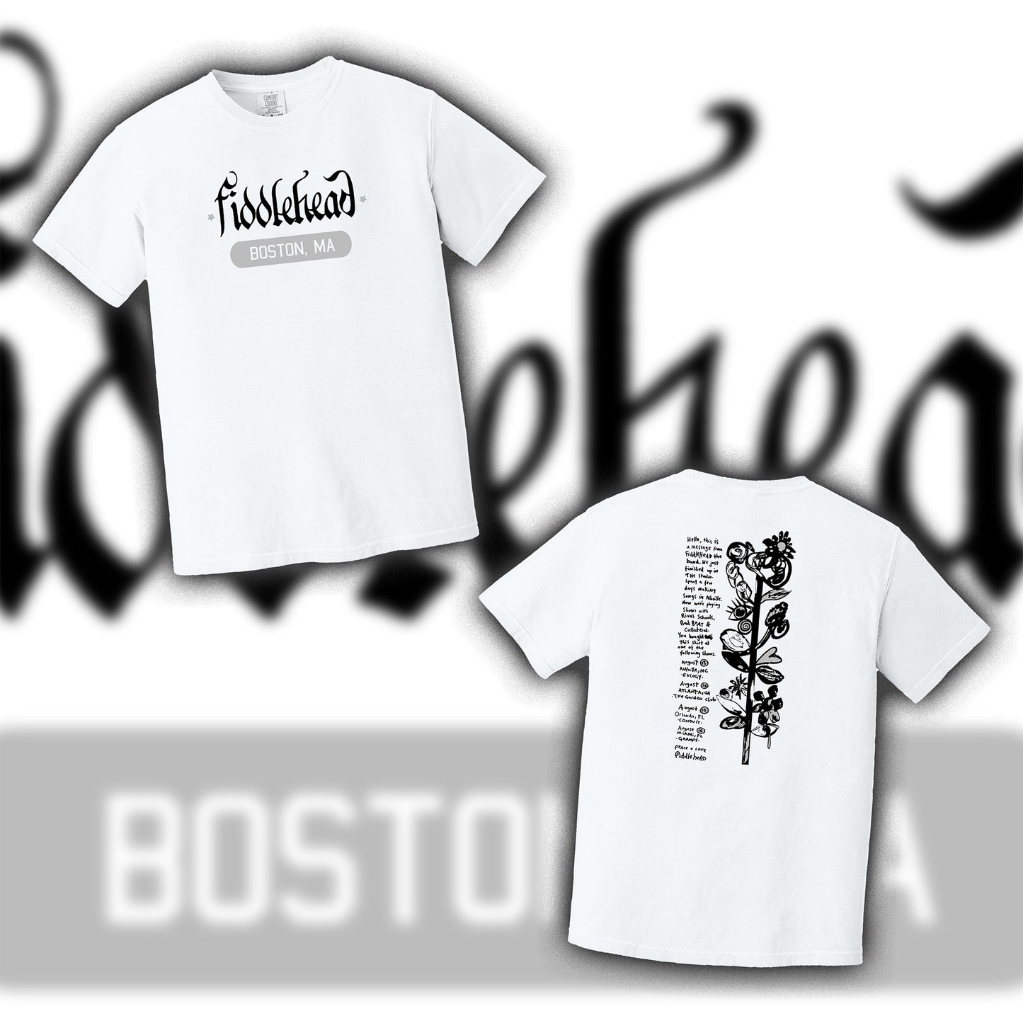 FIDDLEHEAD | Summer 2025 Tour Tee
