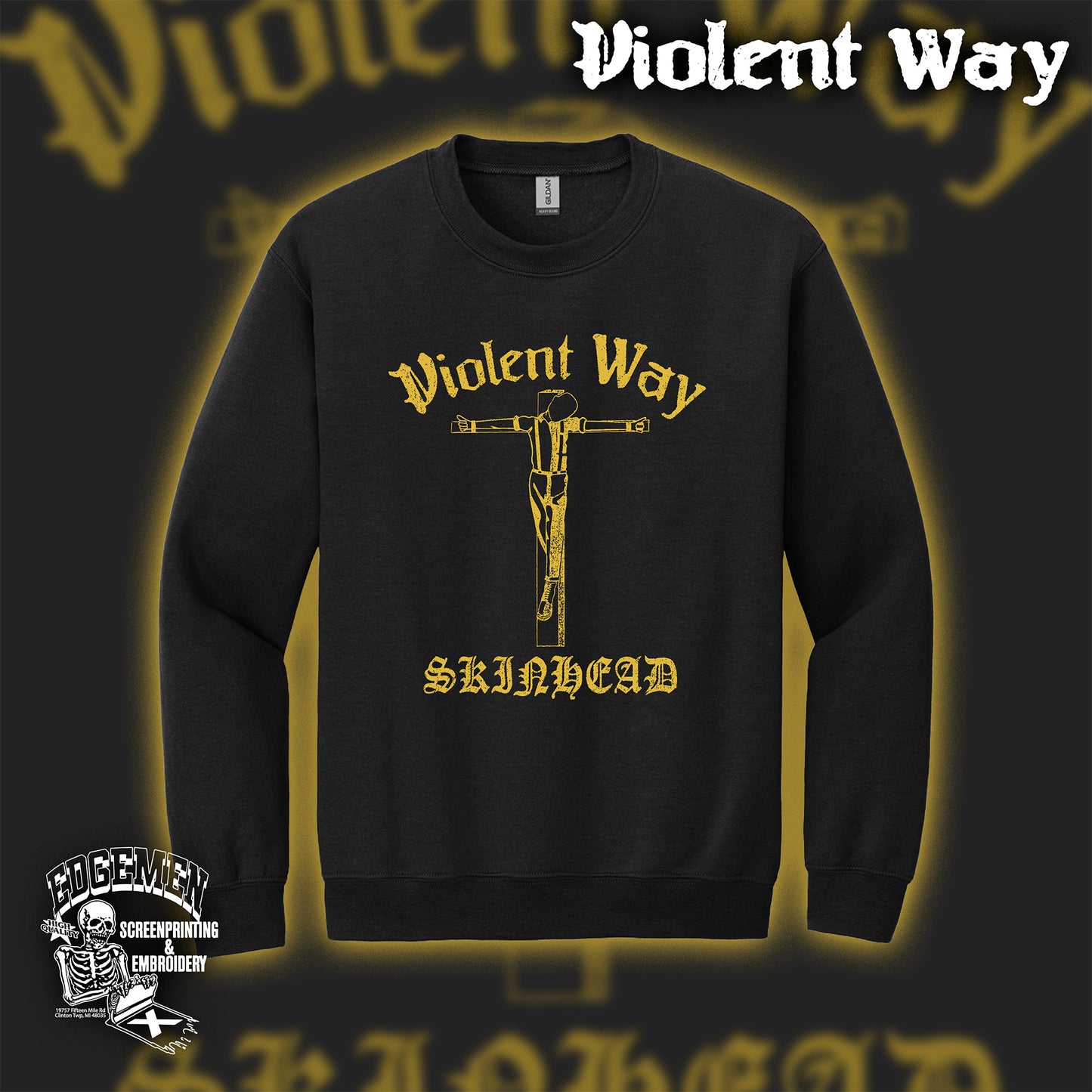 VIOLENT WAY | Skinhead Crewneck