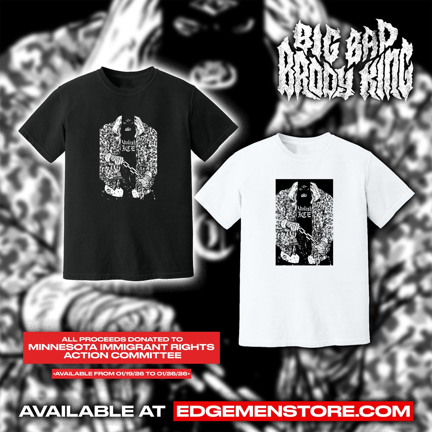 BRODY KING | Abolish Ice Chain Tee (PRE-ORDER)