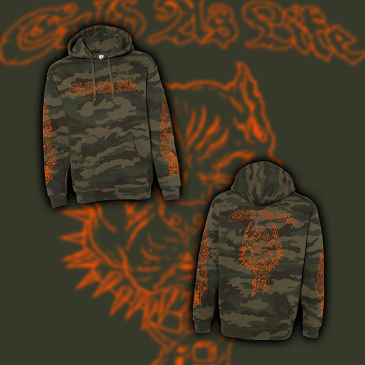 Cold As Life | Camo Pitbull Hoodie