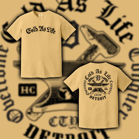 Cold As Life | Anvil Mustard Tee