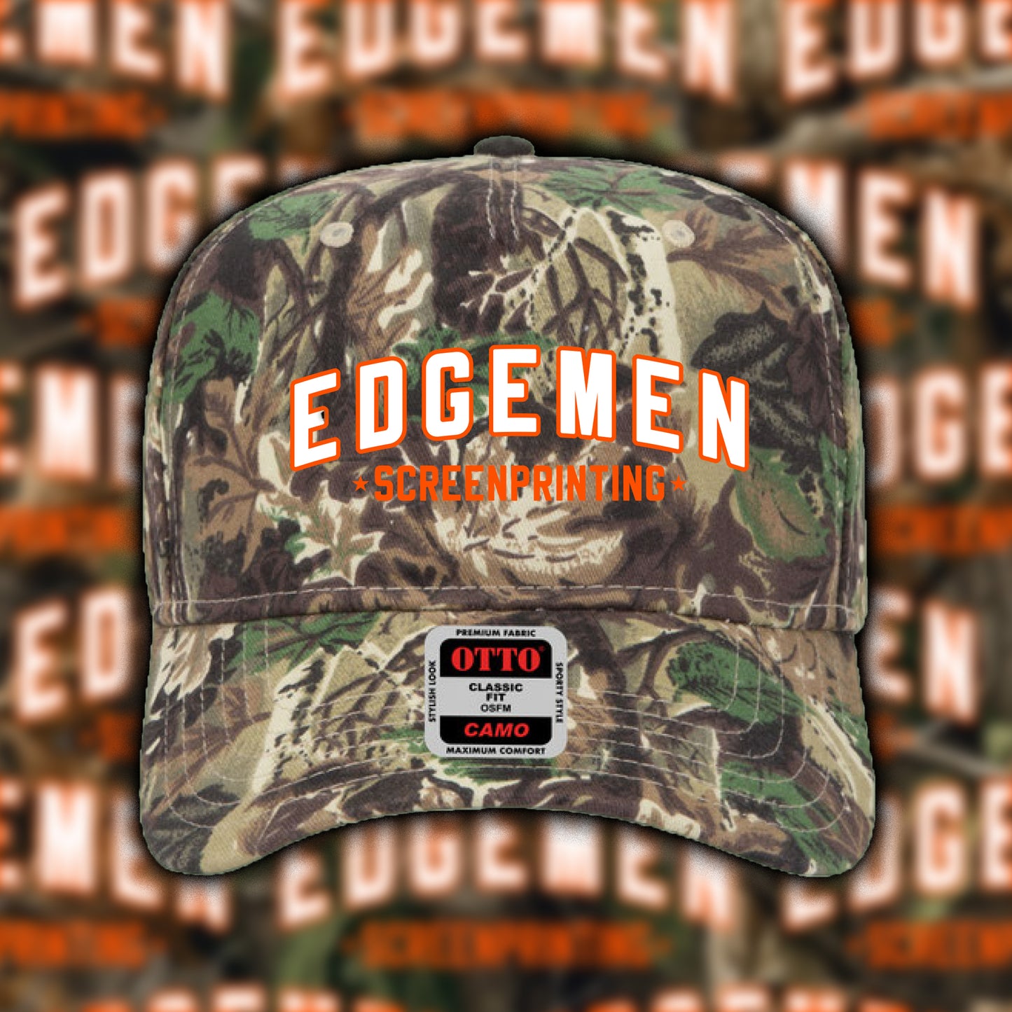 Edgemen Printing | Camo Cap