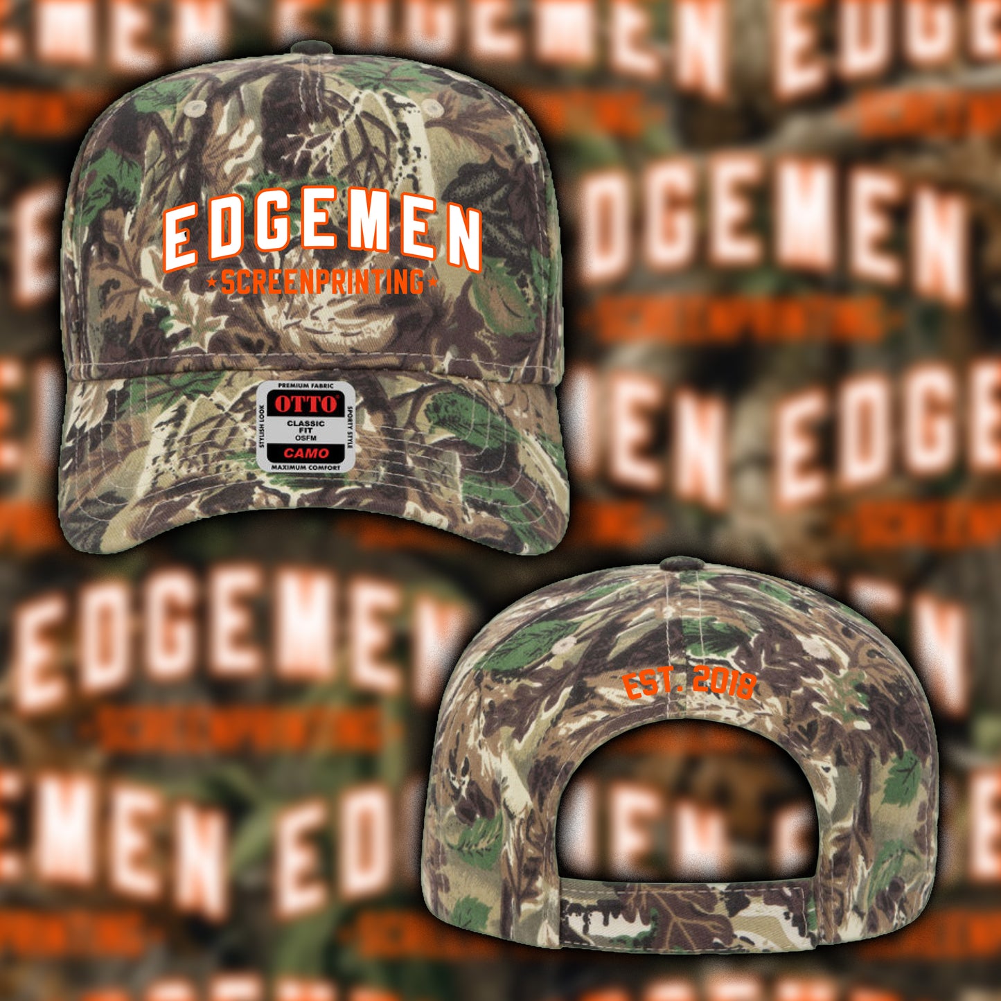 Edgemen Printing | Camo Cap