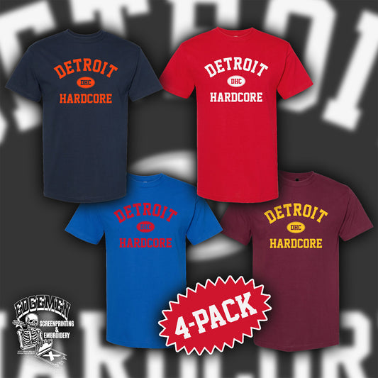 EDGEMEN PRINTING | Detroit Hardcore (4-Pack) | April In The D | [PRE-ORDER]