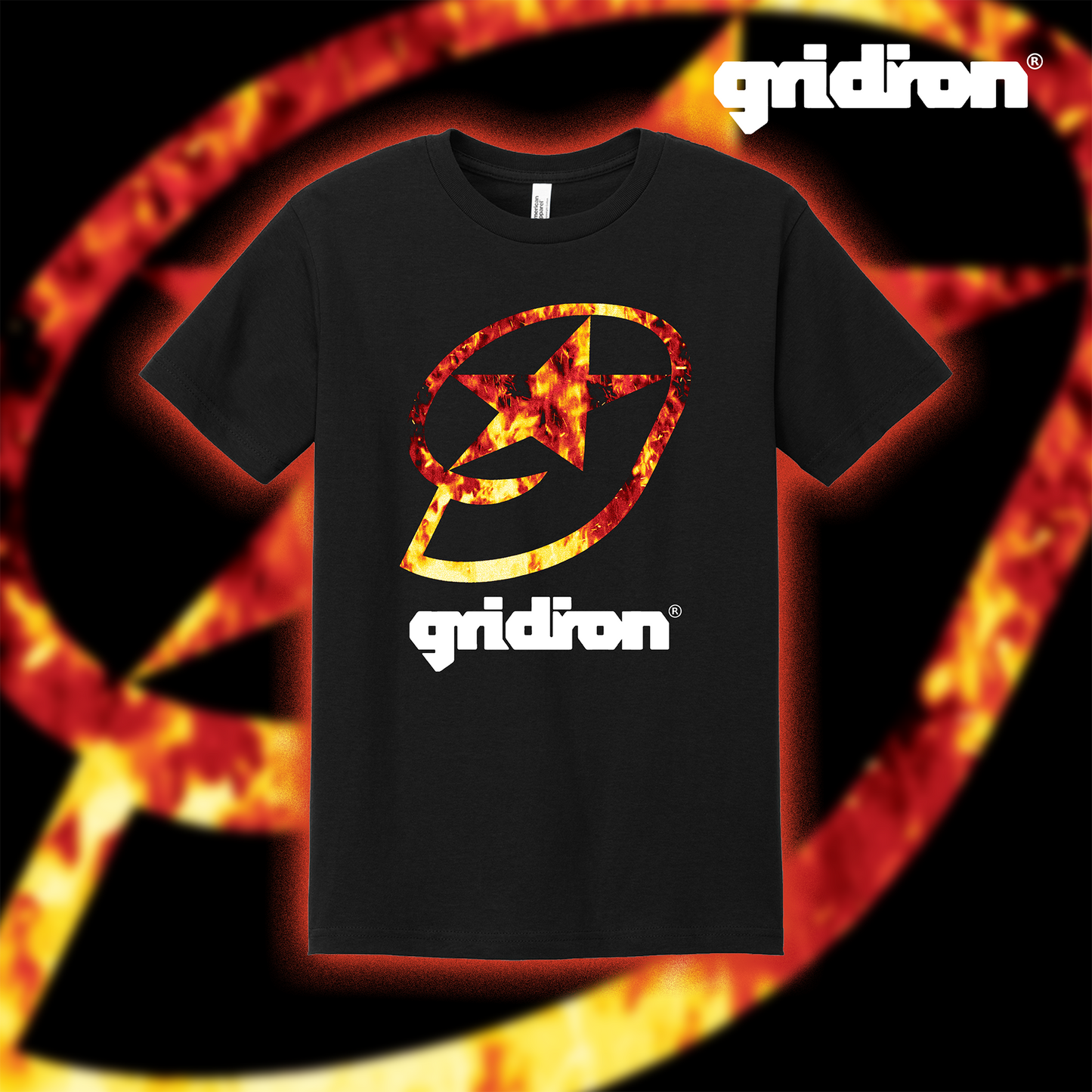 GRIDIRON | Fire Logo Tee