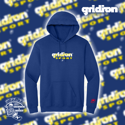 GRIDIRON | Sports Hoodie (Orange and Navy)