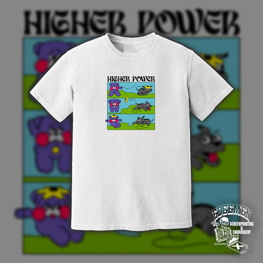 HIGHER POWER | Dog Cartoon Tee [PRE-ORDER]
