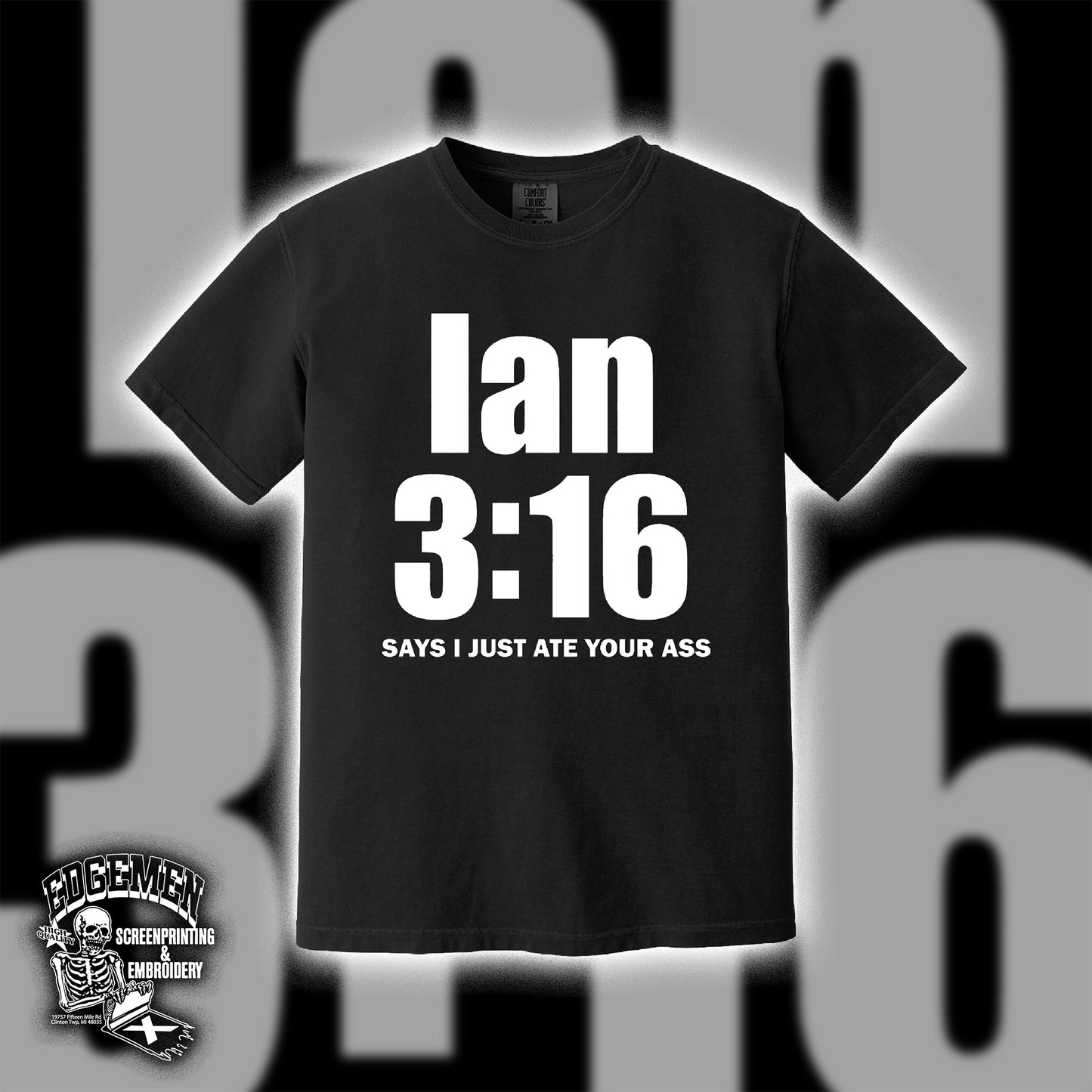 IAN FIDANCE | Ian 3:16 Tee [PRE-ORDER]