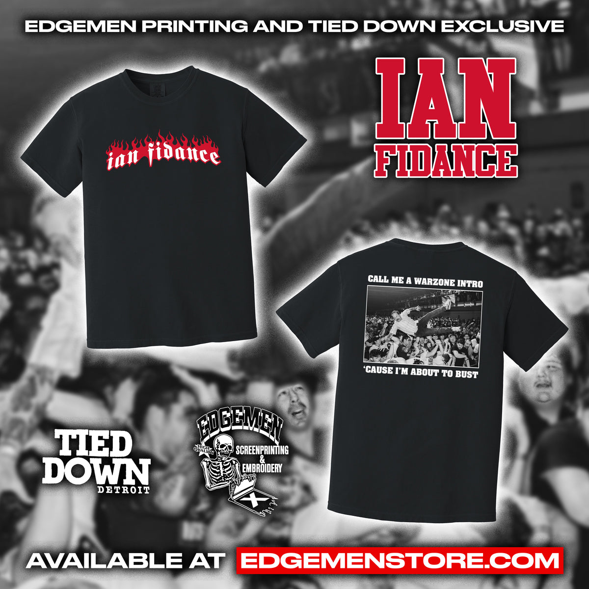 Ian Fidance | Hatebreed Rip Tee – Edgemen Store