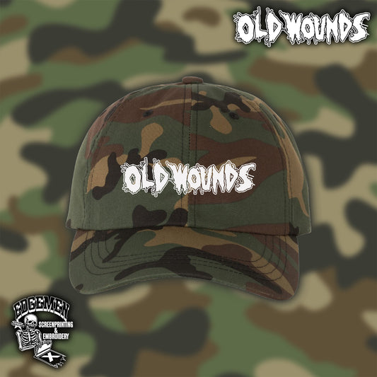 OLD WOUNDS | Camo Logo Dad Cap